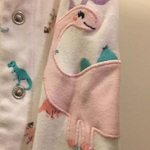 Carter's 6M dino print footie pajamas
